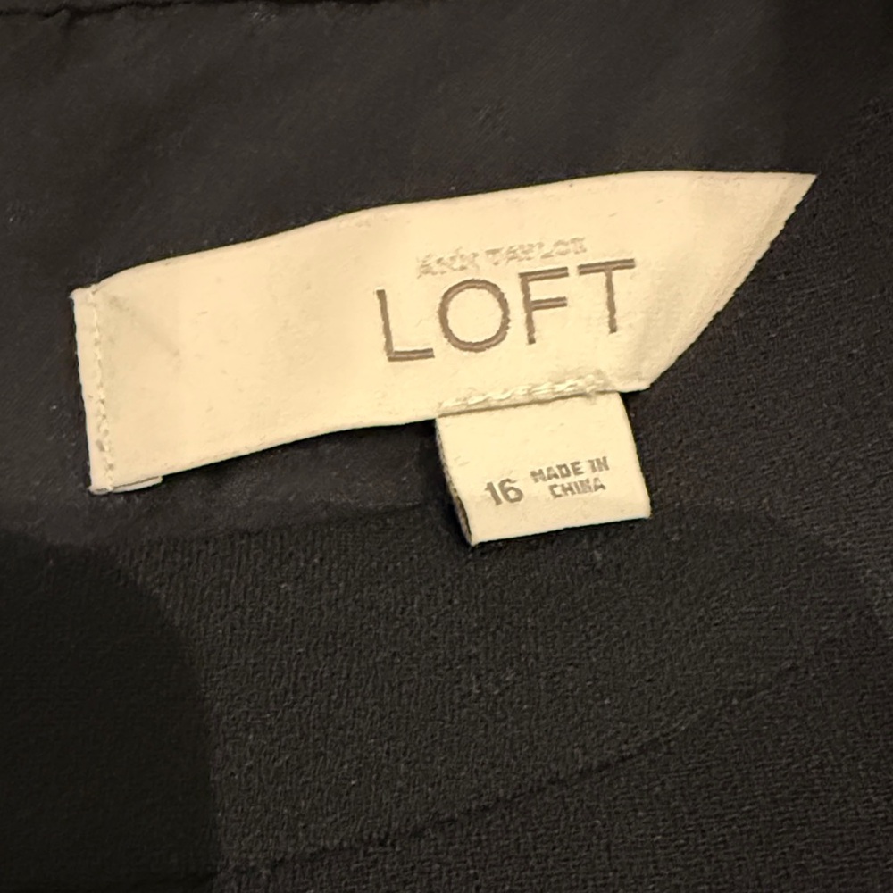 LOFT Classic Black Dress - Picture 2 of 10